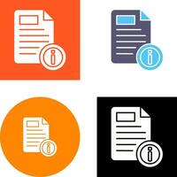 Document Icon Design vector