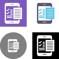 Check List Icon Design vector