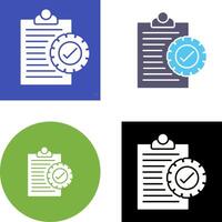 Check List Icon Design vector