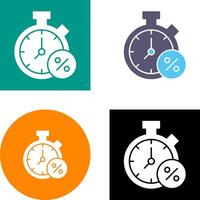 Timer Icon Design vector