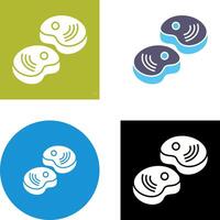 Steak Icon Design vector