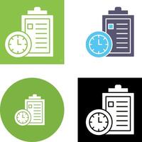 Time Management Icon Design vector