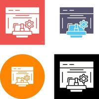 Engineering Icon Design vector