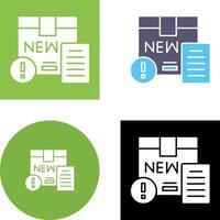 New Product Icon Design vector