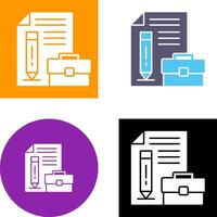 Portfolio Icon Design vector