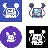 Defribillator Icon Design vector