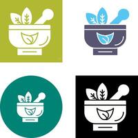 Ayurvedic Icon Design vector