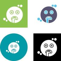 Drooling Icon Design vector