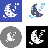 Sleeping Icon Design vector