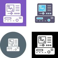 Electrocardiogram Icon Design vector