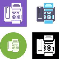 fax Machine Icon Design vector