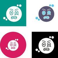 Grimacing Icon Design vector