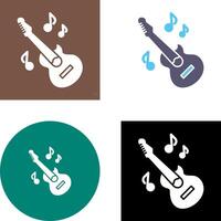 diseño de icono de guitarra vector