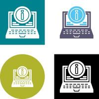 Laptop Icon Design vector