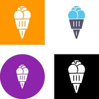 Ice cream Icon Design vector