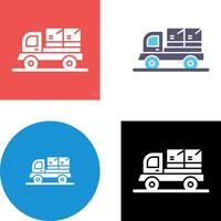 Delivery Truck Icon Design vector