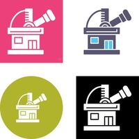 Observatory Icon Design vector