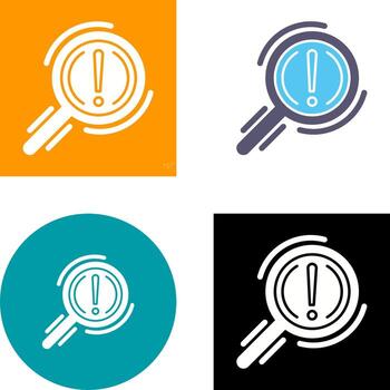 Problem Icon Design vector