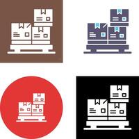 Packages Icon Design vector