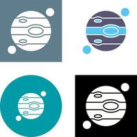 Jupiter Icon Design vector