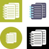 Notes Icon Design vector