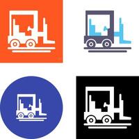 Forklift Icon Design vector