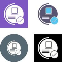 Guarantee Icon Design vector