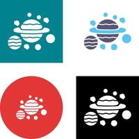 Planets Icon Design vector