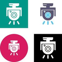 Security Camera Icon Design vector