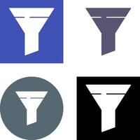 Filter Icon Design vector