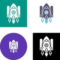 Space Shuttle Icon Design vector