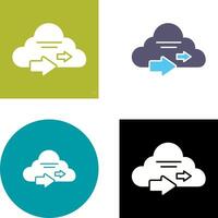 Cloud Computing Icon Design vector