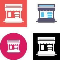 shop Icon Design vector