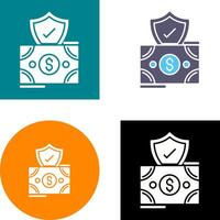 Investment Protection Icon Design vector