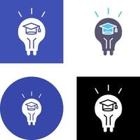 Light Bulb Icon Design vector