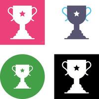 Trophy Icon Design vector