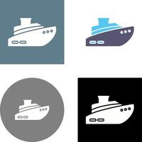 diseño de icono de barco vector