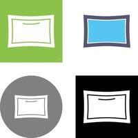 diseño de icono de almohada vector