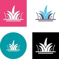 Grass Icon Design vector