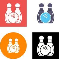 Bowling Icon Design vector