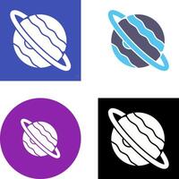 Planet Icon Design vector