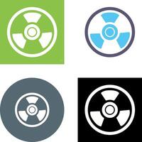 Nuclear Icon Design vector