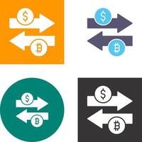 Money Exchange Icon Design vector