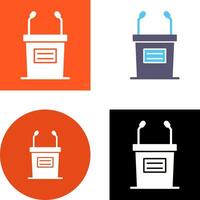 Debate Icon Design vector