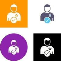 Candidate Icon Design vector