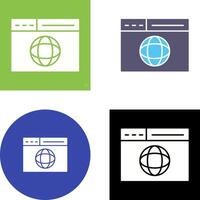Web Page Icon Design vector