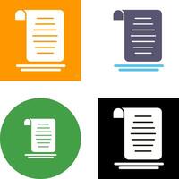 Document Icon Design vector