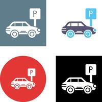 Parking Icon Design vector