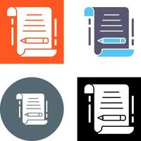 Write Icon Design vector