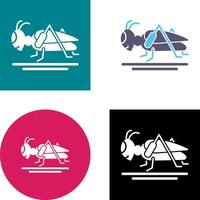 Grasshopper Icon Design vector